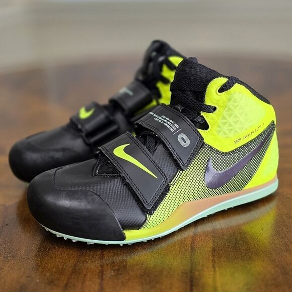 Nike Zoom Javelin Elite 3 Track & Field Spikes Shoes Black Volt 10.5 DV9193-001 - Picture 1 of 16